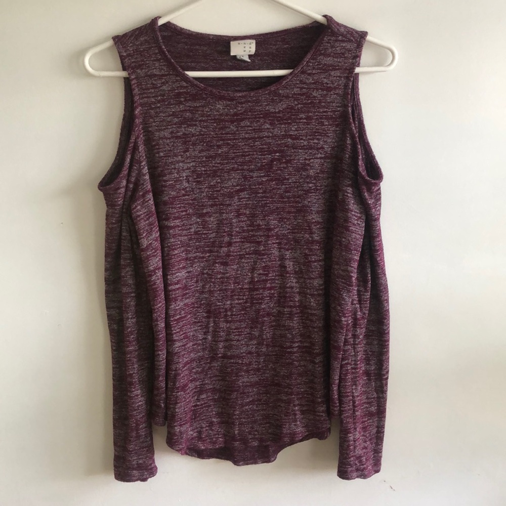Off Shoulder Long Sleeve Top